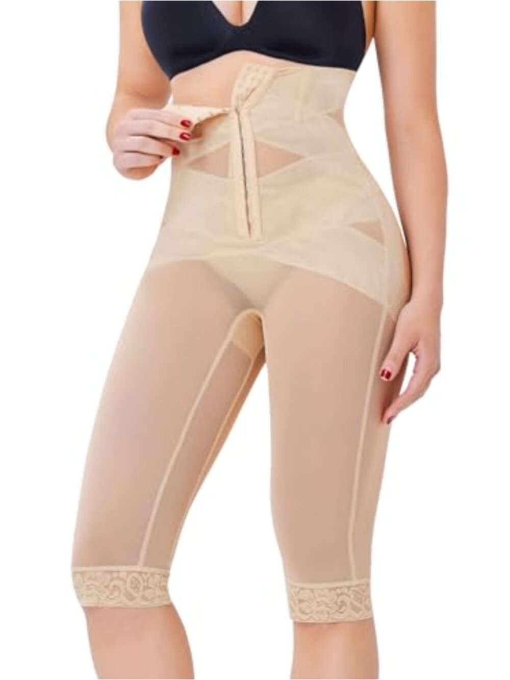 High Waisted Shapewear Leggings Thigh Slimmer Butt Lifter Tummy Control for